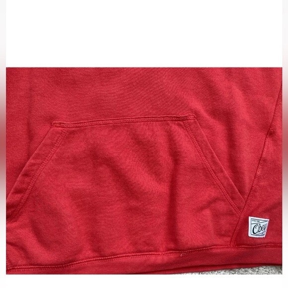 Obey Red Pullover Sweater Women Sweatshirt Long Sleeve Size Small - Picture 4 of 9